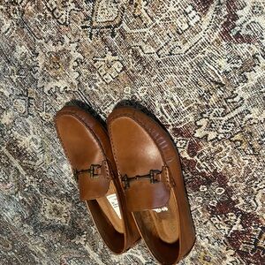 Cole Haan Brown Leather Slip-On Loafers